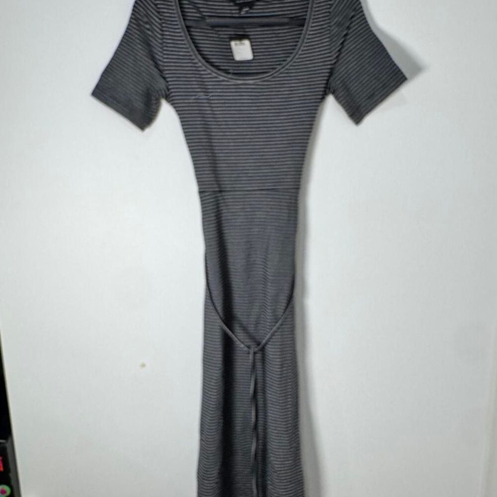 Club-monaco Women's Grey and Black Dress